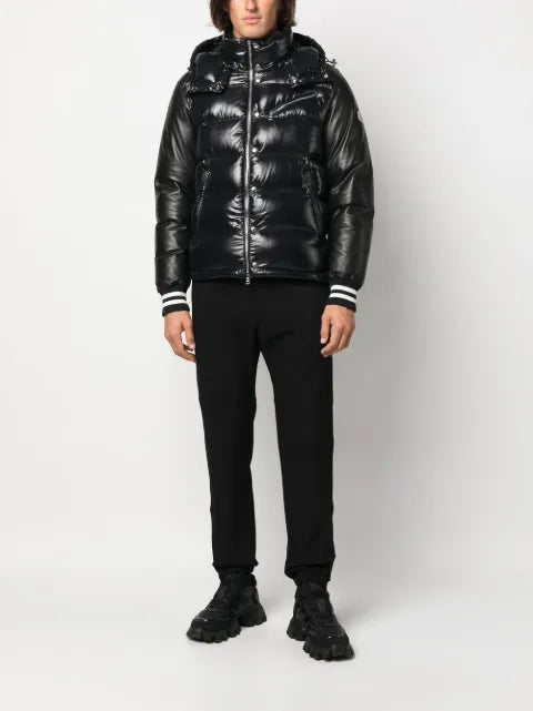 Moncler padded detachable-hood jacket