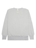 Advisory Board Crystals waffle-texture crew neck sweatshirt