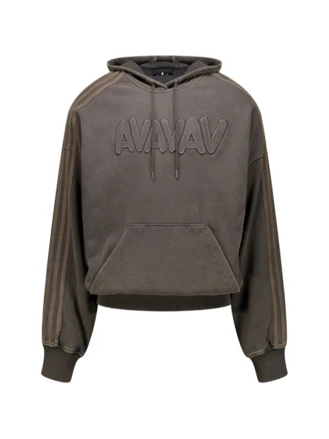 AVAVAV x adidas Originals logo-embossed oversized hoodie