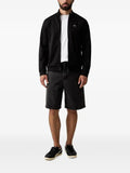 Ea7 Emporio Armani logo-plaque zip-up sweater
