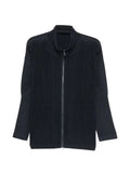 Homme Plissé Issey Miyake pleated zip-up cardigan