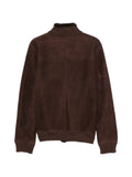 Arma shearling-lined suede jacket