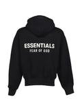 ESSENTIALS x Fear of God logo-print zip-up hoodie
