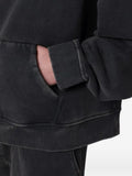 ENTIRE STUDIOS washed-effect pouch-pocket hoodie