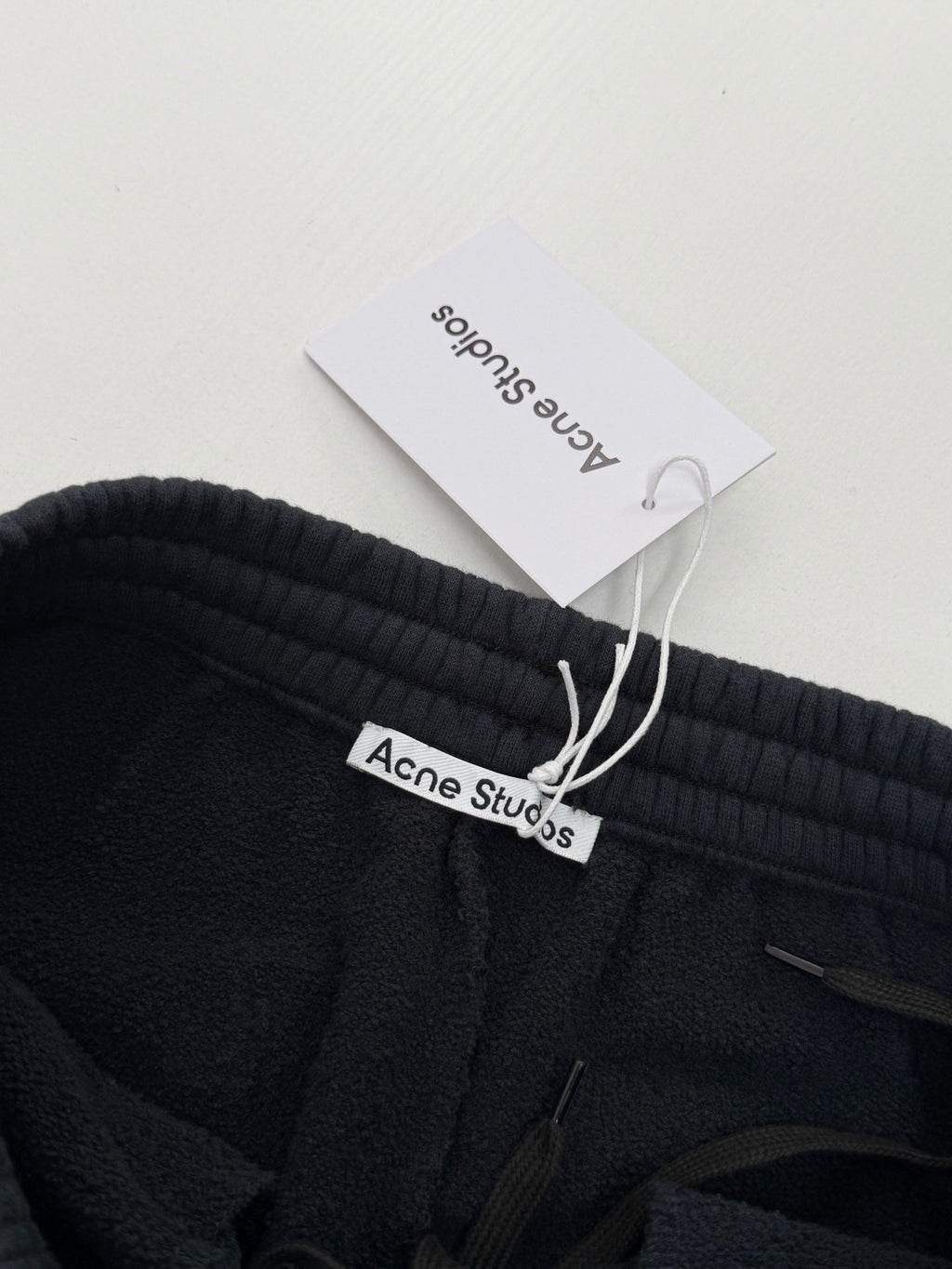 Acne Studios Drawstring Elastic‑Waist Wide‑Leg Sweatpants