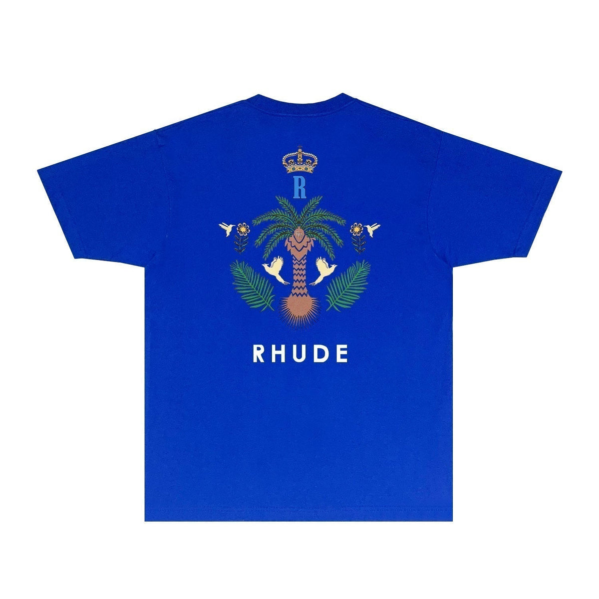 Rhude T-shirts Printed Trendy Pure Cotton