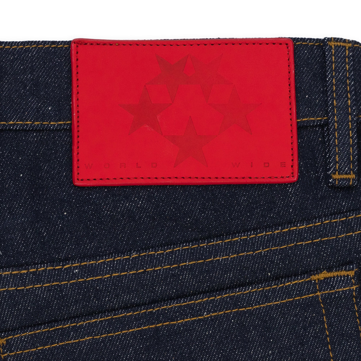 Indigo Indigo V3 LOGO DENIM SHORTS