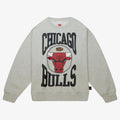 Wmns M&N NBA Chicago Bulls Logo Lightweight 3.0 Crew
