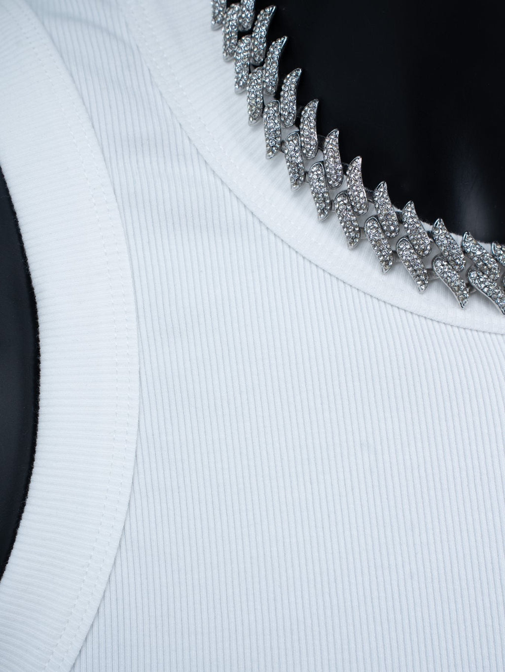 Chrome Hearts Slogan Back Graphic Sleeveless T-Shirt