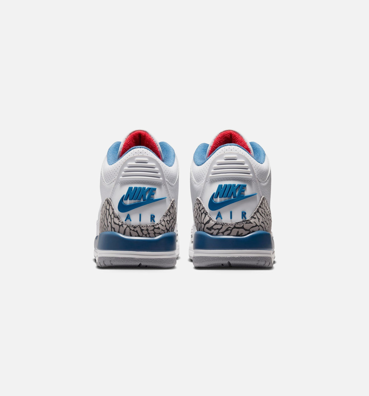 Air Jordan 3 Retro OG True Blue – Grade School Lifestyle Shoe in White/Fire Red/True Blue