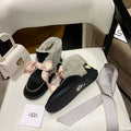 Daisy Chain Ribbon Snow Boot — Black | New Arrival | In Stock