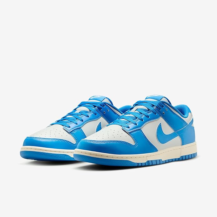 Men's Nike Dunk Low Retro Light Silver/LT Photo Blue (HF5441 002)