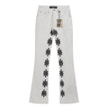 LOSTSHDWS Flower Graphic Flared Jeans