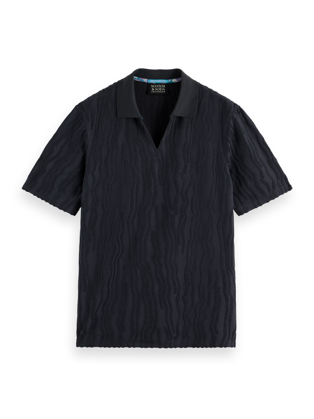 S&S Jacquard Terry Polo