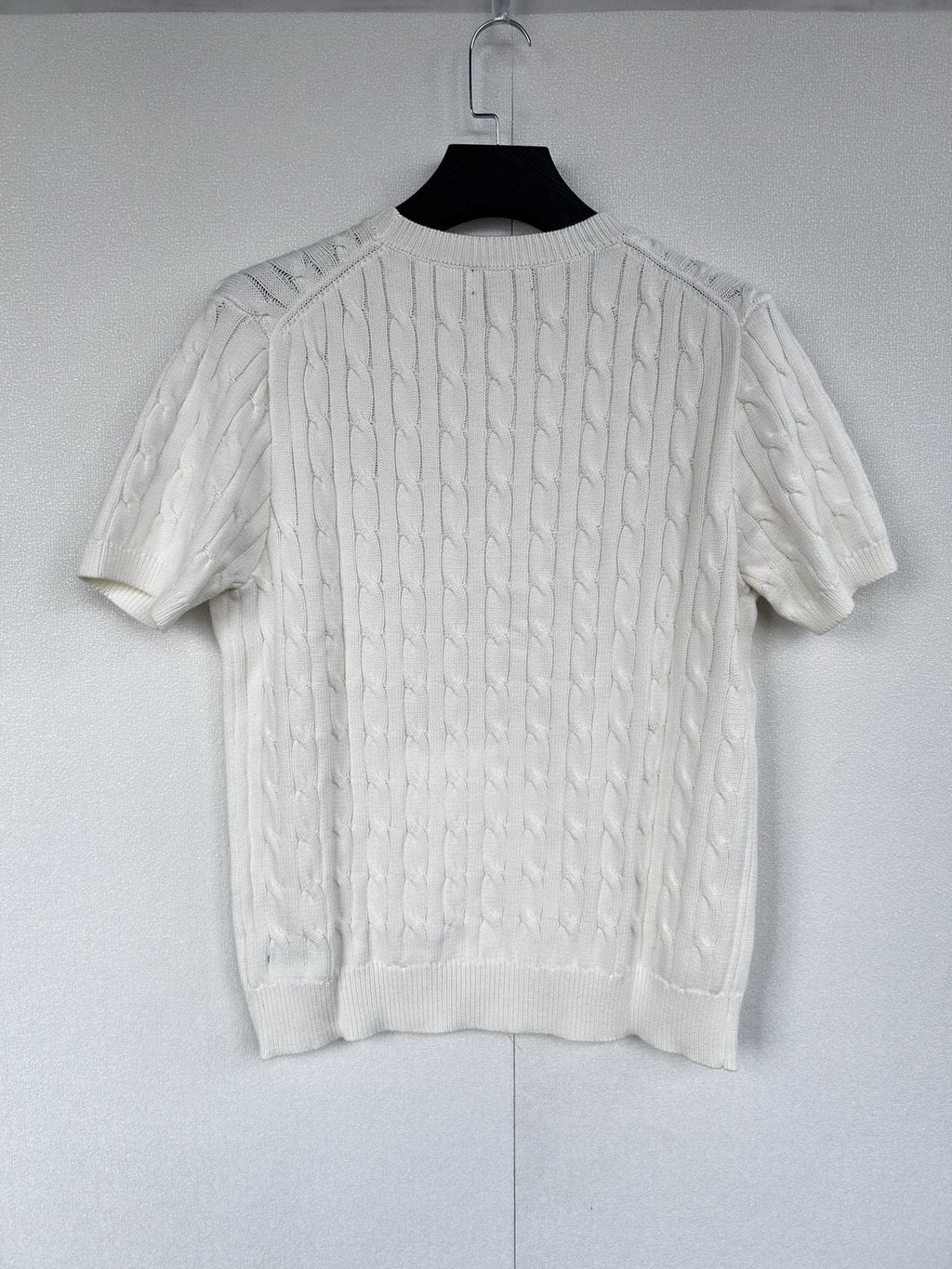Ralph Lauren Short-Sleeve Cable-Knit Sweater